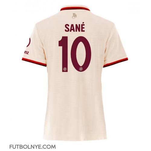 Camiseta Bayern Munich Leroy Sane #10 Tercera Equipación para mujer 2024-25 manga corta